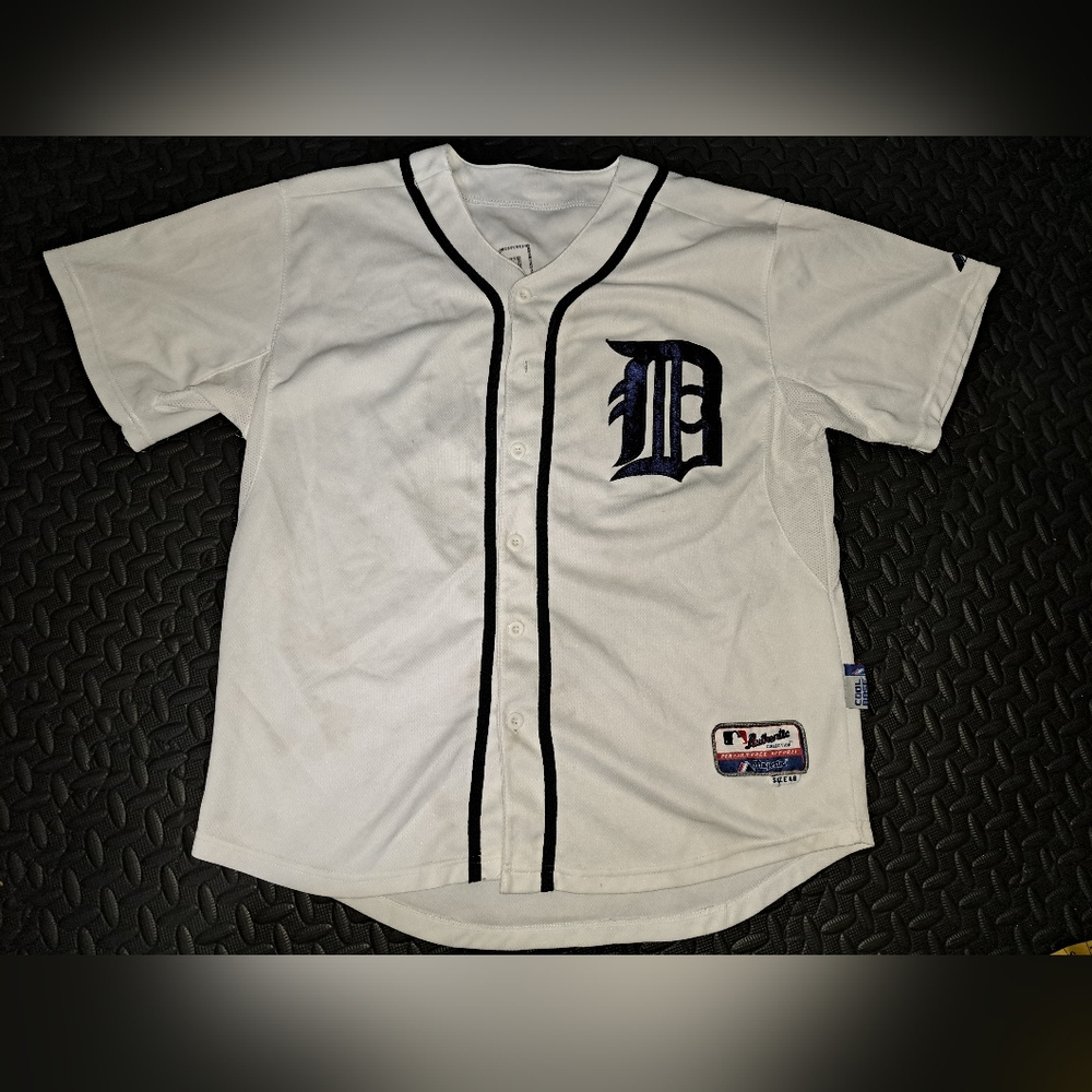 MLB #28 Fielder Detroit Tigers Baseball Jersey